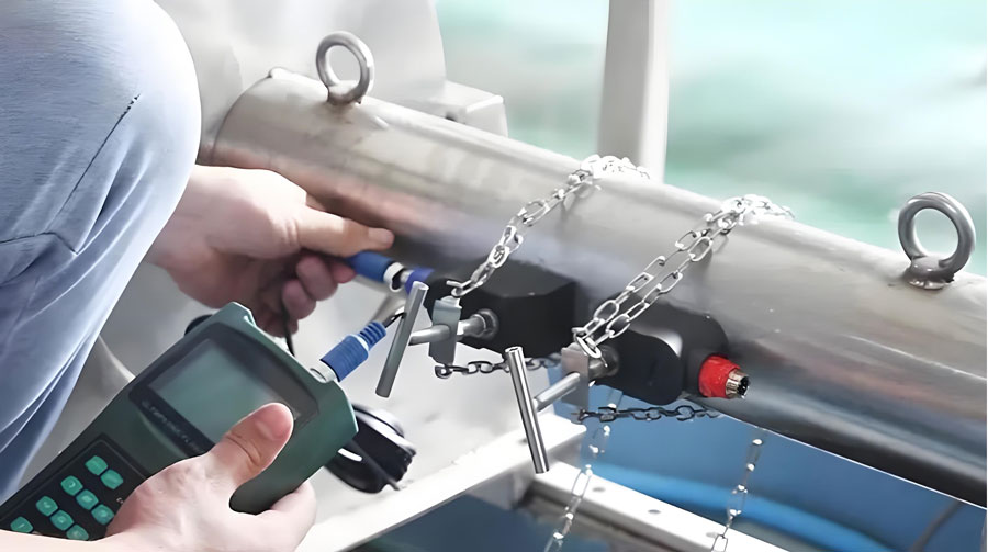 non-invasion water flow meter