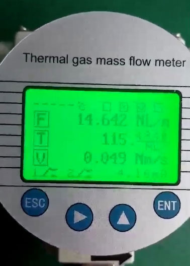 digital air flow meter with electronic lcd display