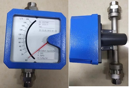 การวัดอัตราการไหลของไอน้ำโดยใช้โรตามิเตอร์ท่อโลหะ Steam flow measurement by metal tube rotameter