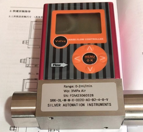sccm flow meter-thermal mass 