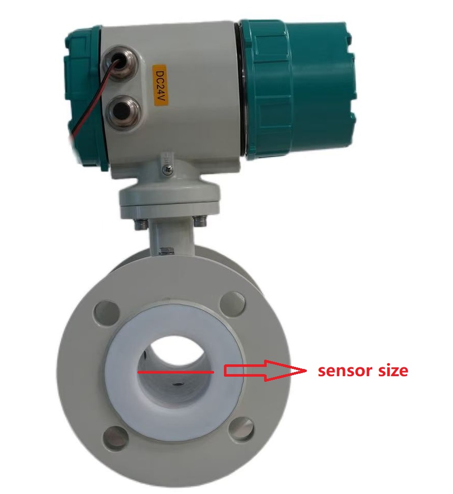 ขนาดเซ็นเซอร์การไหลของน้ำเกลือ Salt water flow sensor size