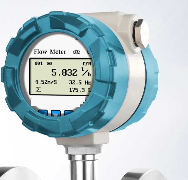 การแสดงอัตราการไหลจริงโดยเครื่องวัดอัตราการไหล Actual flow rate display by flow meter