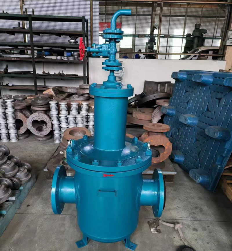 อุปกรณ์กำจัดอากาศและตัวกรองสำหรับเครื่องวัดอัตราการไหลแบบเฟืองรูปไข่ Air eliminator and strainer for oval gear flowmeters